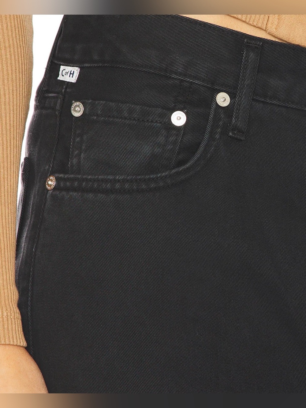 Citizens of Humanity Miro Relaxed Jeans in Washed Black - Picture 2 of 10
